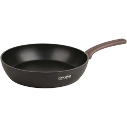 Сковорода/ Сковорода Rondell Fest RDA-1338 круглая 24см покрытие: Xylan Plus ручка несъемная (без крышки) черный