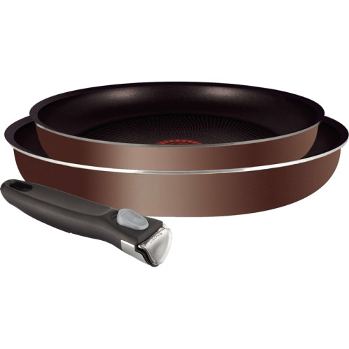 Набор Tefal Ingenio Brownie/ Набор Tefal Ingenio Brownie 04217820 Набор сковород с ручкой Ingenio Brownie 24/28/ручка 3