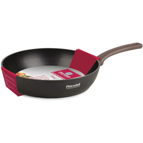 Сковорода/ Сковорода Rondell Fest RDA-1338 круглая 24см покрытие: Xylan Plus ручка несъемная (без крышки) черный