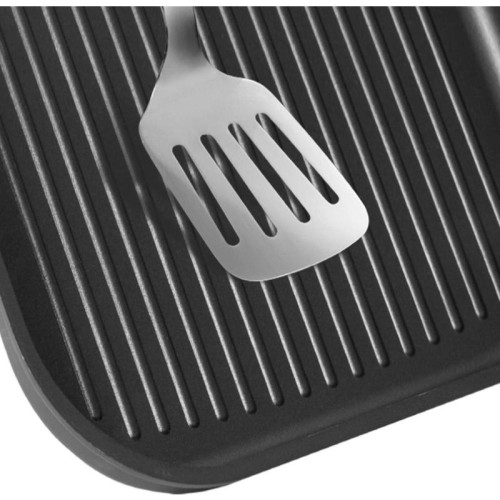 Сковорода-гриль/ Сковорода-гриль Rondell Point RDA-1350 квадратная 28см покрытие: TriTitan ручка несъемная (без крышки) графитовый