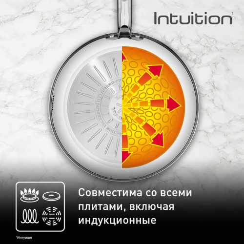 Сковорода 28 Intuition Tefal/ Сковорода Tefal Intuition 28 см B8170644 Сковорода 28 Intuition Tefal/ Сковорода Tefal Intuition 28 см B8170644