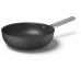 Посуда SMEG/ Сковорода Wok 30 см, черная Посуда SMEG/ Сковорода Wok 30 см, черная