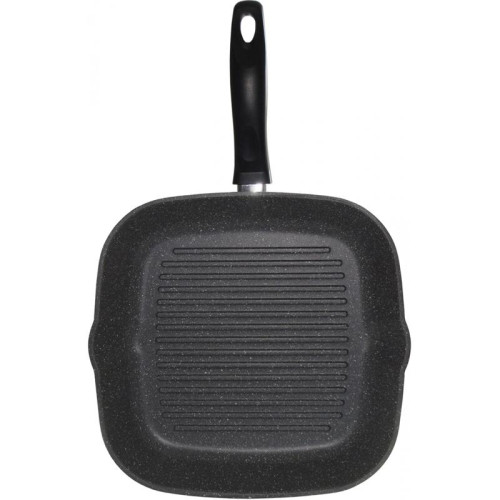 Сковорода-гриль/ Сковорода-гриль Starwind Chef SW-CH3027GGR квадратная покрытие: Pfluon ручка несъемная (без крышки) серый