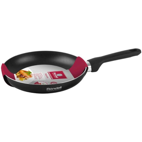 Сковорода/ Сковорода Rondell Massimo RDA-1402 круглая 24см покрытие: Xylan Plus ручка несъемная (без крышки) черный