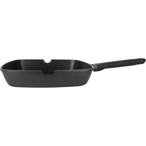 Сковорода-гриль/ Сковорода-гриль Rondell Zeita Neu RDA-1204 квадратная 28см покрытие: TriTitan ручка несъемная (без крышки) черный