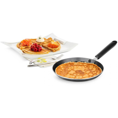 Сковорода блинная/ Сковорода блинная Rondell Pancake frypan RDA-020 круглая 22см покрытие: Xylan Plus ручка несъемная (без крышки) черный