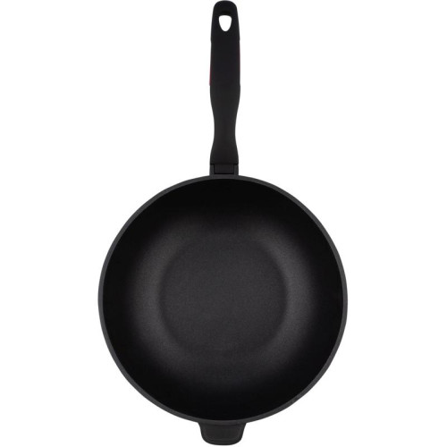 Сковорода ВОК (WOK)/ Сковорода ВОК (WOK) Rondell Perfect RDA-1563 круглая 28см покрытие: Xylan Plus ручка несъемная (без крышки) черный