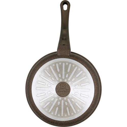 Сковорода/ Сковорода Rondell Sandy RDA-1009 круглая 28см покрытие: Xylan Plus ручка несъемная (без крышки) коричневый