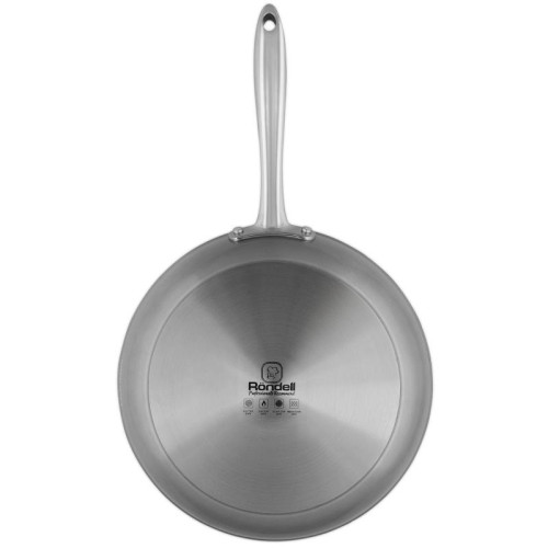 Сковорода/ Сковорода Rondell Glisset RDA-1099 круглая 24см покрытие: TriTitan ручка несъемная (без крышки) серый