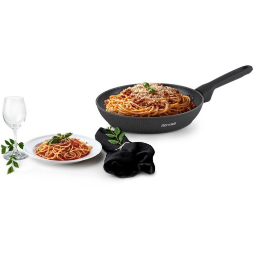 Сковорода/ Сковорода Rondell Shell RDA-1926 круглая 26см покрытие: Xylan Plus ручка несъемная (без крышки) темно-серый