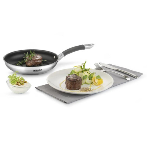 Сковорода/ Сковорода Rondell Flamme RDS-1674 круглая 26см покрытие: Eclipse ручка несъемная (без крышки) стальной