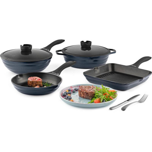 Сковорода/ Сковорода Rondell Royal Blue RDA-1543 круглая 20см покрытие: Eclipse HB ручка несъемная (без крышки) синий