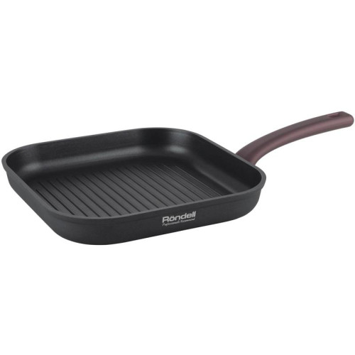 Сковорода-гриль/ Сковорода-гриль Rondell Fest RDA-1525 квадратная 26см покрытие: Xylan Plus ручка несъемная (без крышки) черный