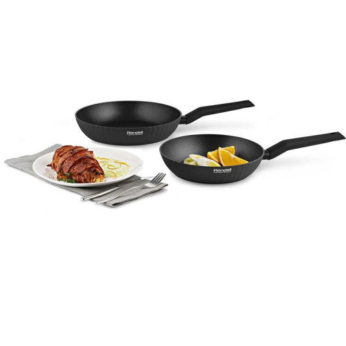 Сковорода/ Сковорода Rondell Vero RDA-1495 круглая 28см покрытие: Xylan Plus ручка несъемная (без крышки) серый