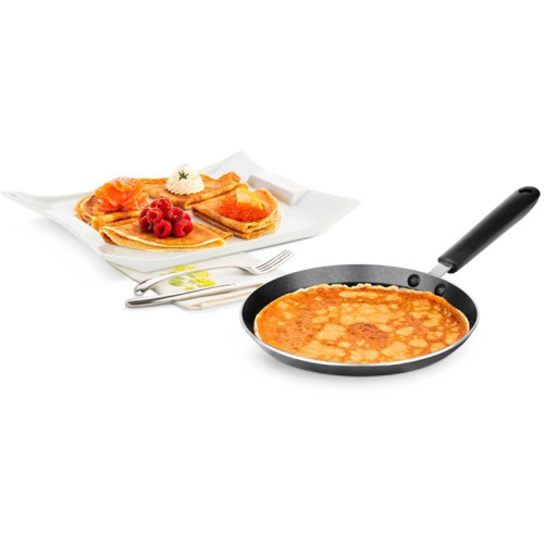 Сковорода блинная/ Сковорода блинная Rondell Pancake frypan RDA-1407 круглая 26см покрытие: Xylan Plus ручка несъемная (без крышки) черный