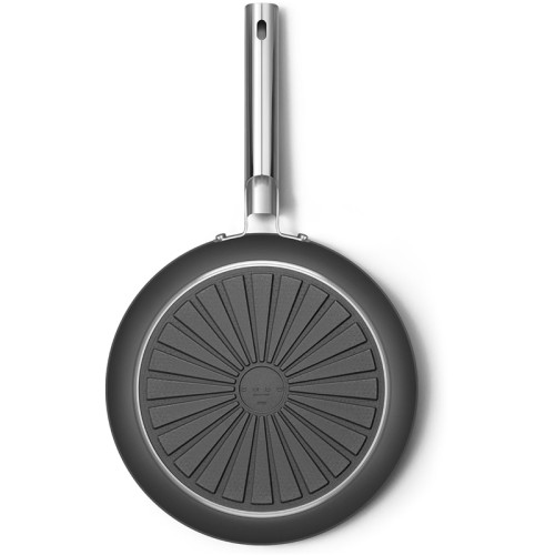 Посуда SMEG/ Сковорода 30 см, черная