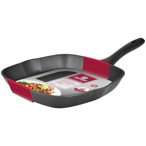 Сковорода-гриль/ Сковорода-гриль Rondell RDA-762 квадратная 28см покрытие: Xylan Plus ручка несъемная (без крышки) черный