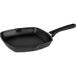 Сковорода-гриль/ Сковорода-гриль Rondell Patron RDA-1443 квадратная 28см покрытие: TriTitan ручка несъемная (без крышки) серый