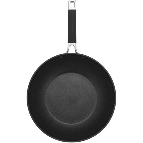 Сковорода ВОК (WOK)/ Сковорода ВОК (WOK) Rondell Stolz RDA-1771 круглая 28см покрытие: Xylan Plus ручка несъемная (без крышки) серый