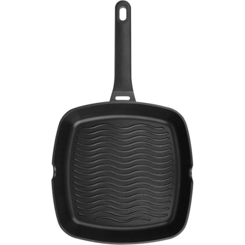 Сковорода-гриль/ Сковорода-гриль Rondell Zeita Neu RDA-1204 квадратная 28см покрытие: TriTitan ручка несъемная (без крышки) черный