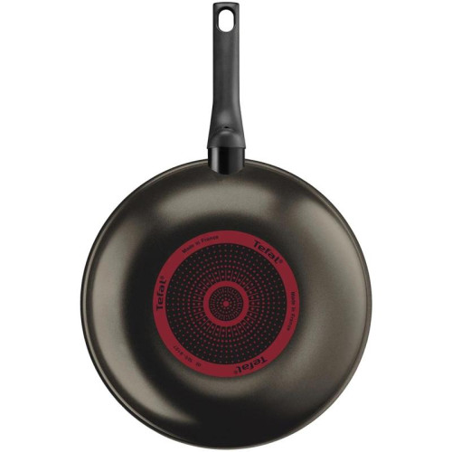 Сковорода ВОК (WOK)/ Сковорода ВОК (WOK) Tefal Easy Plus 4237628 круглая 28см ручка несъемная (без крышки) черный (9100054099)
