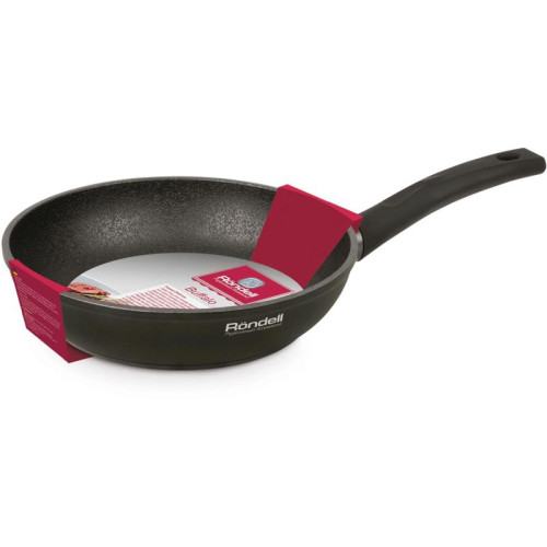 Сковорода/ Сковорода Rondell Buffalo RDA-1483 круглая 28см покрытие: Xylan Plus ручка несъемная (без крышки) черный
