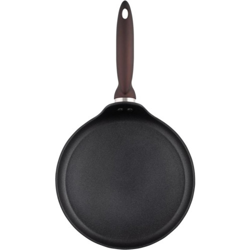 Сковорода блинная/ Сковорода блинная Rondell Tierno RDA-1578 круглая 24см покрытие: Xylan Plus ручка несъемная (без крышки) черный