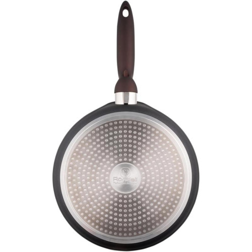 Сковорода блинная/ Сковорода блинная Rondell Tierno RDA-1578 круглая 24см покрытие: Xylan Plus ручка несъемная (без крышки) черный