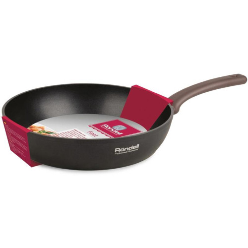Сковорода/ Сковорода Rondell Fest RDA-1340 круглая 28см покрытие: Xylan Plus ручка несъемная (без крышки) черный