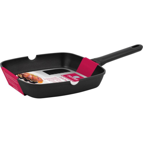 Сковорода-гриль/ Сковорода-гриль Rondell Zeita Neu RDA-1204 квадратная 28см покрытие: TriTitan ручка несъемная (без крышки) черный