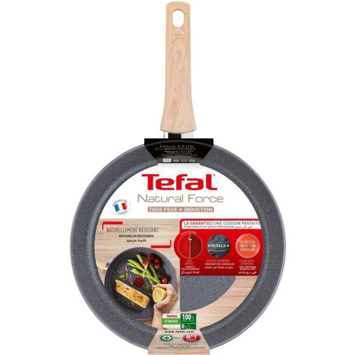 Сковорода/ Сковорода Tefal Natural Force G2660772 круглая 30см покрытие: Mineralia+ non-stick ручка несъемная (без крышки) серый (2100118266)