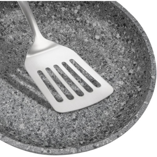 Сковорода/ Сковорода Rondell Granit Carrara RDA-1844 круглая 24см покрытие: Quantum2 ручка несъемная (без крышки) серый