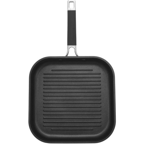 Сковорода-гриль/ Сковорода-гриль Rondell Stolz RDA-1769 квадратная 26см покрытие: Xylan Plus ручка несъемная (без крышки) серый