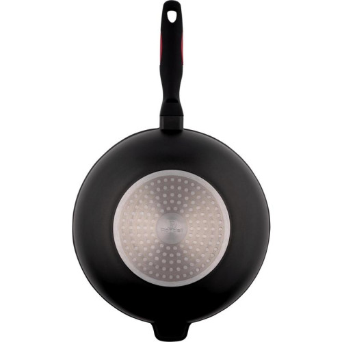 Сковорода ВОК (WOK)/ Сковорода ВОК (WOK) Rondell Perfect RDA-1563 круглая 28см покрытие: Xylan Plus ручка несъемная (без крышки) черный