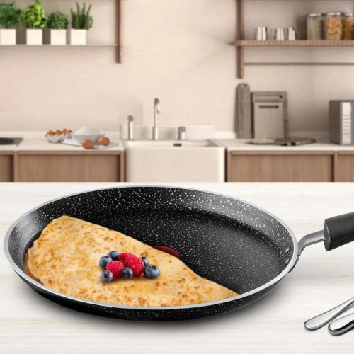 Сковорода блинная/ Сковорода блинная Tefal Rock 04235525 круглая 25см покрытие: Mineralia ручка несъемная (без крышки) черный