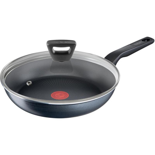 Сковорода/ Сковорода Tefal Force 4218926 круглая 26см покрытие: Titanium ручка несъемная (с крышкой) черный (9100048322)