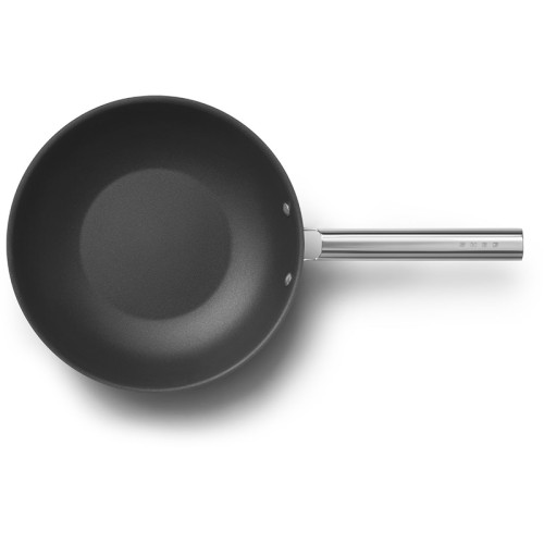 Посуда SMEG/ Сковорода Wok 30 см, черная