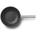 Посуда SMEG/ Сковорода Wok 30 см, черная Посуда SMEG/ Сковорода Wok 30 см, черная