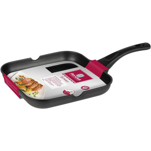 Сковорода-гриль/ Сковорода-гриль Rondell Schwarz RDA-1683 квадратная 28см покрытие: Xylan Plus ручка несъемная (без крышки) черный