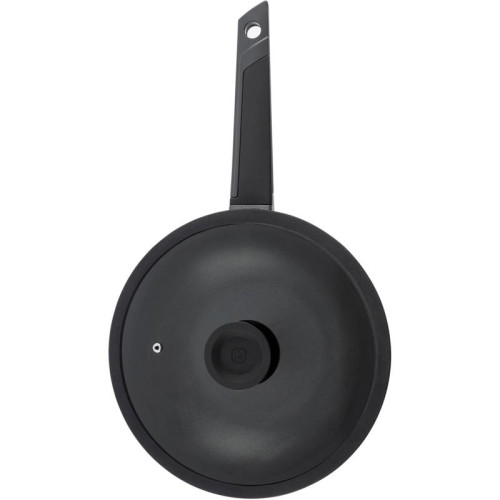 Сковорода ВОК (WOK)/ Сковорода ВОК (WOK) Rondell Kontur RDA-1489 круглая 28см покрытие: Xylan Plus ручка несъемная (с крышкой) графитовый