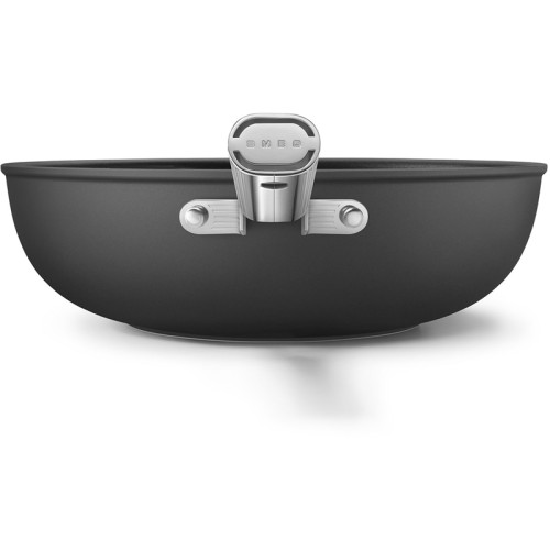 Посуда SMEG/ Сковорода Wok 30 см, черная