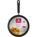 Сковорода блинная/ Сковорода блинная Rondell Pancake frypan RDA-274 круглая 22см покрытие: TriTitan ручка несъемная (без крышки) черный