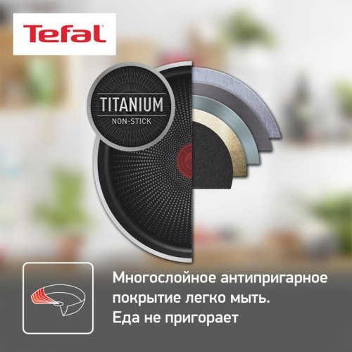 Сковорода ВОК (WOK)/ Сковорода ВОК (WOK) Tefal Force 4218628 круглая 28см покрытие: антипригарное ручка несъемная (без крышки) черный (9100048319)