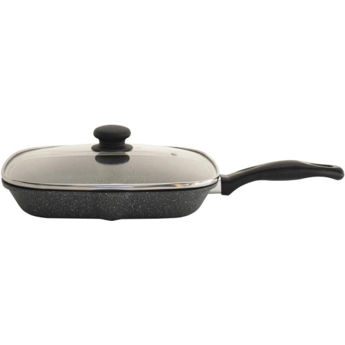 Сковорода-гриль/ Сковорода-гриль Starwind Chef SW-CH3027GGR квадратная покрытие: Pfluon ручка несъемная (без крышки) серый