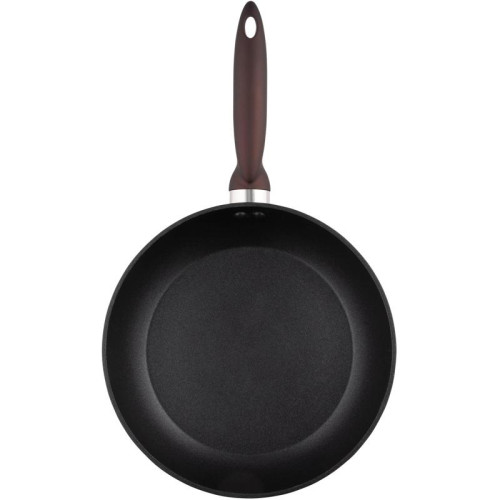 Сковорода/ Сковорода Rondell Tierno RDA-1575 круглая 24см покрытие: Xylan Plus ручка несъемная (без крышки) черный