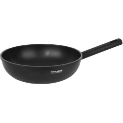 Сковорода ВОК (WOK)/ Сковорода ВОК (WOK) Rondell Trumpf RDA-1405 круглая 28см покрытие: Xylan Plus ручка несъемная (без крышки) черный