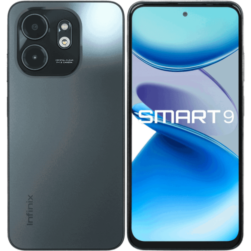 Смартфон Infinix SMART 9 3+128GB Metallic Black