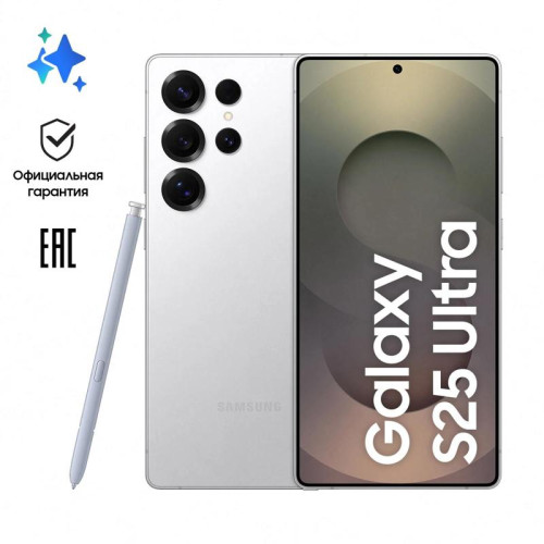 Смартфон Samsung SM-S938B Galaxy S25 Ultra 512Gb 12Gb серебристый титан моноблок 3G 4G 2Sim 6.9