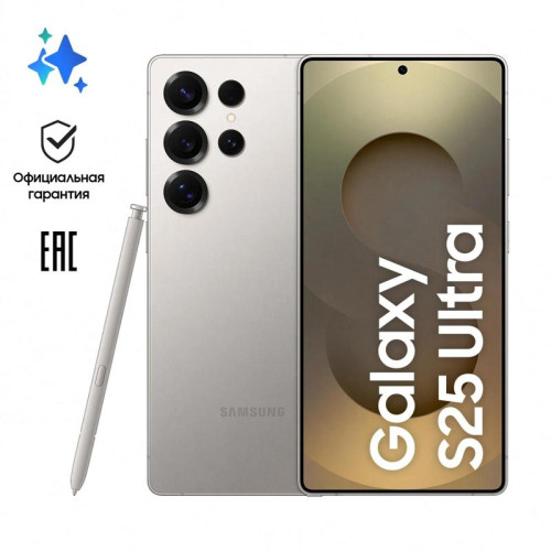 Смартфон Samsung SM-S938B Galaxy S25 Ultra 512Gb 12Gb серый титан моноблок 3G 4G 2Sim 6.9
