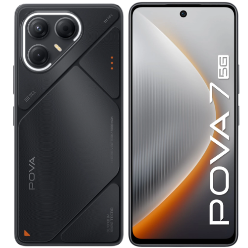 Смартфон Tecno Pova 7 5G 128Gb 8Gb черный моноблок 3G 4G 2Sim 6.78
